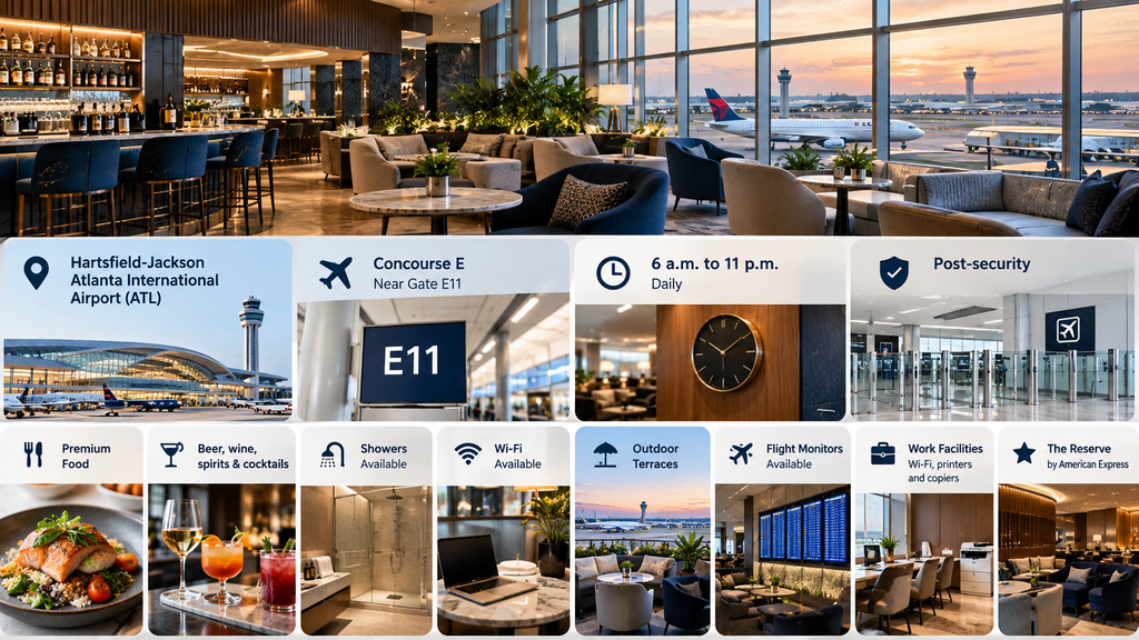 Atlanta Centurion Lounge Quick Overview
