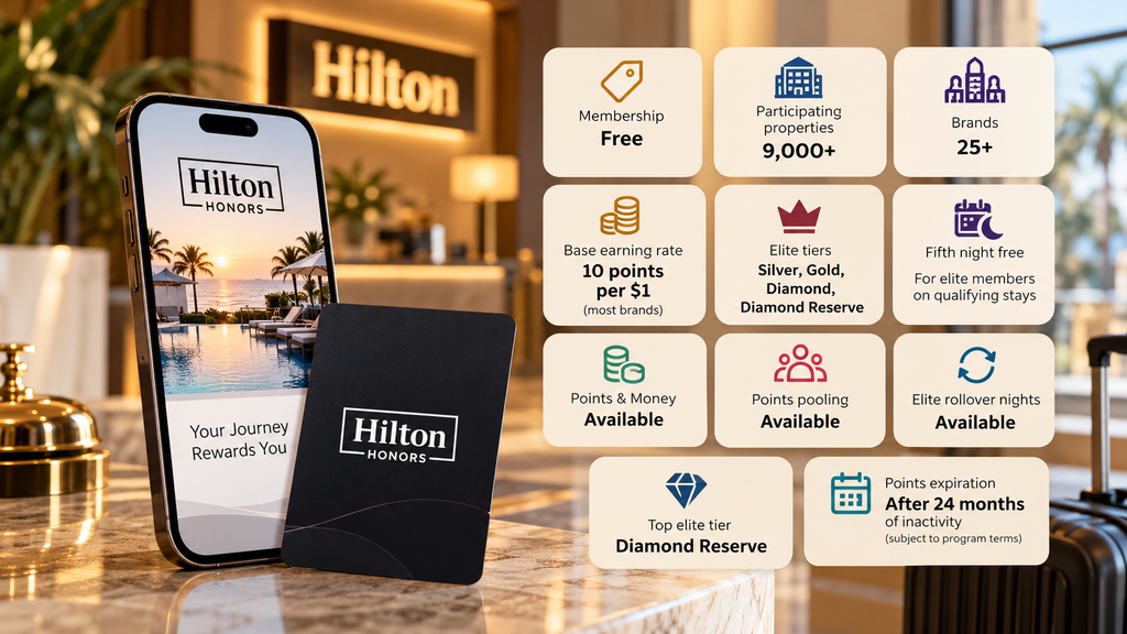 Hilton Honors Program at a Glance
