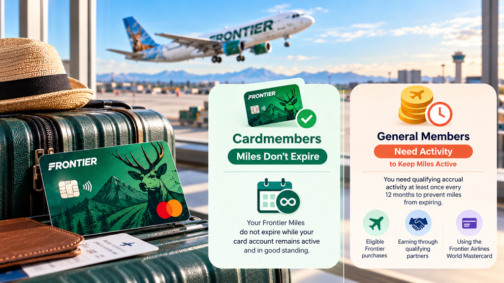 8. Keep Frontier Miles From Expiring While the Card Is Active
