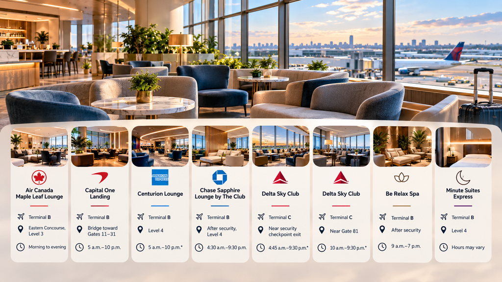 LaGuardia Airport Lounges at a Glance