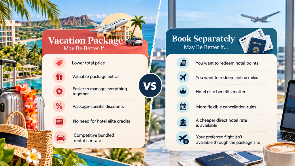 Package Booking vs. Booking Directly