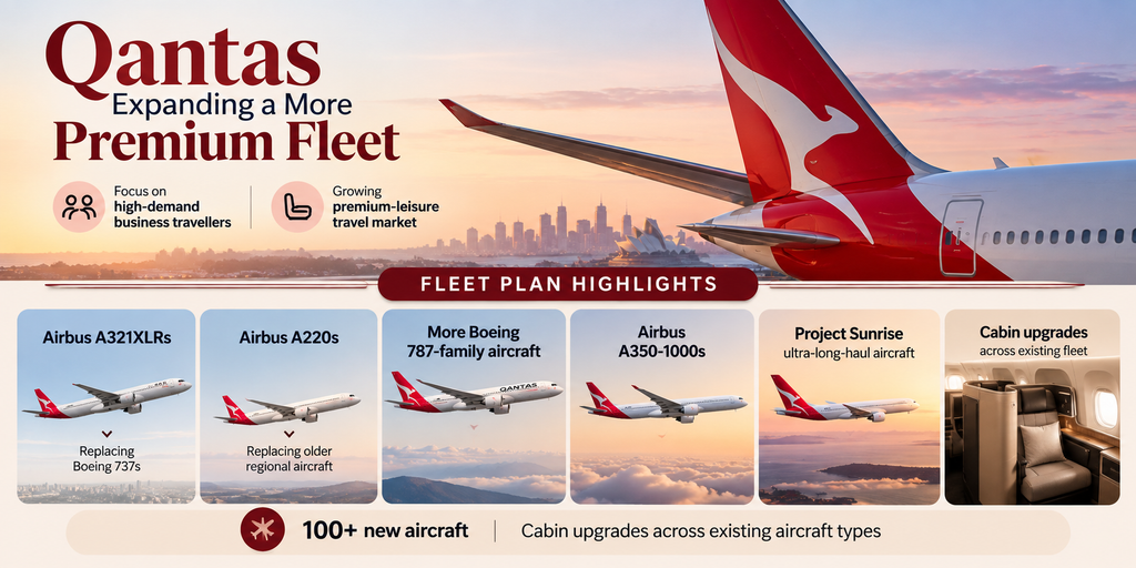 Qantas Is Making Its Fleet More Premium