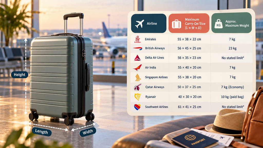 Quick Carry-On Size Chart