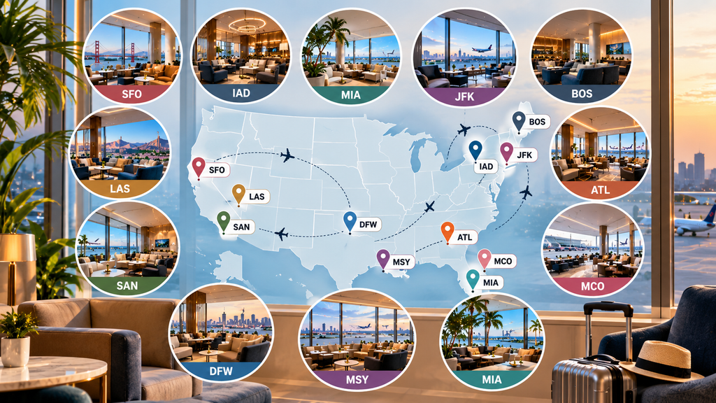 Quick Look at 14 Top Priority Pass Lounges in the U.S.