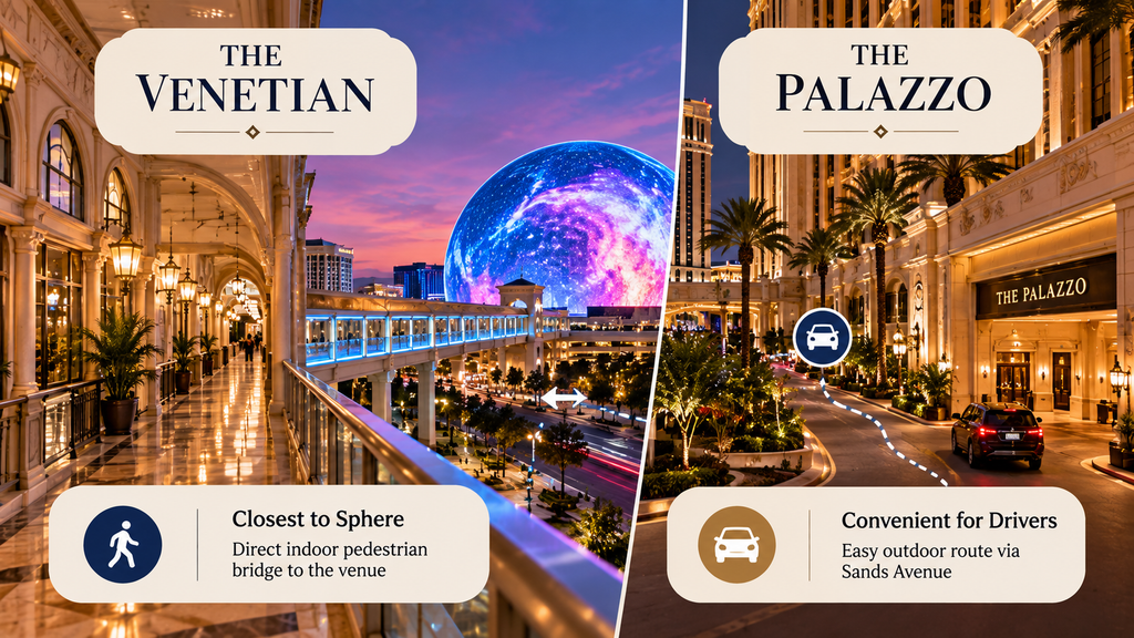 Venetian or Palazzo for a Sphere Concert?