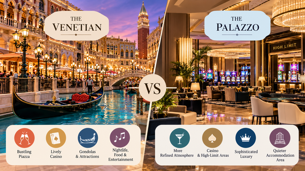 Venetian vs. Palazzo for Nightlife and Casinos
