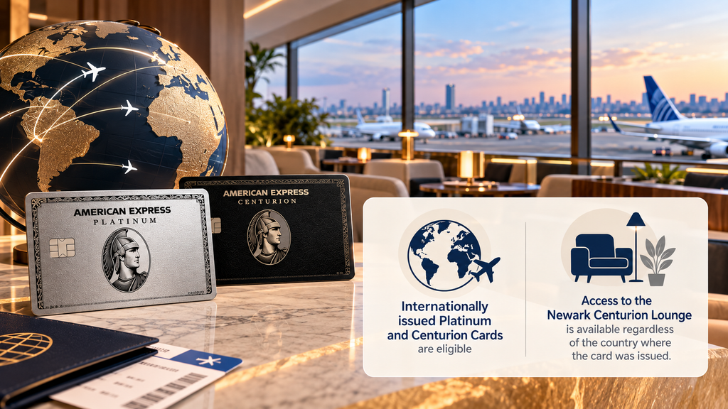 Will the Newark Lounge Be Available to Internationally Issued Amex Cards?