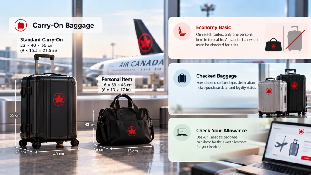 Air Canada Baggage Policy