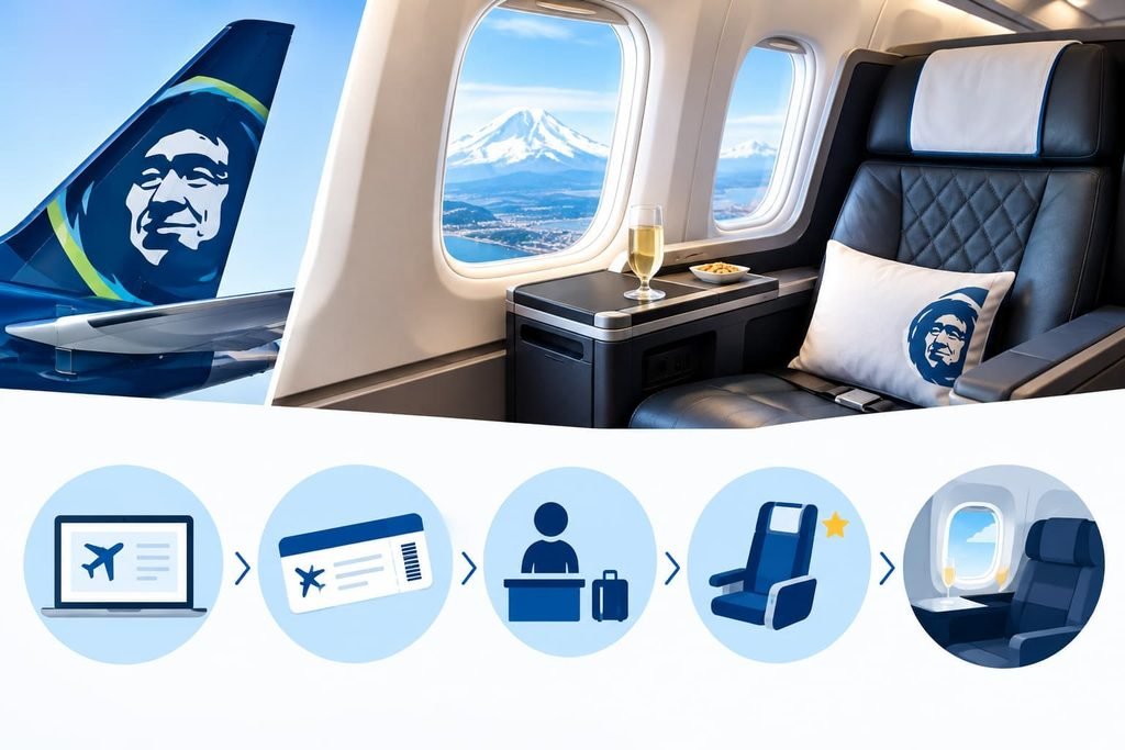 Types of First Class Upgrades on Alaska Airlines