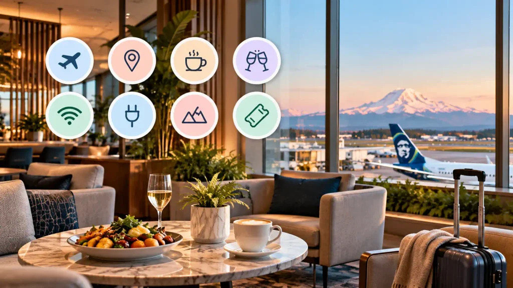 Alaska Lounge Concourse N at a Glance