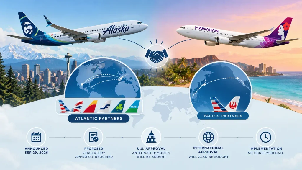 Alaska and Hawaiian Joint Venture Plans at a Glance