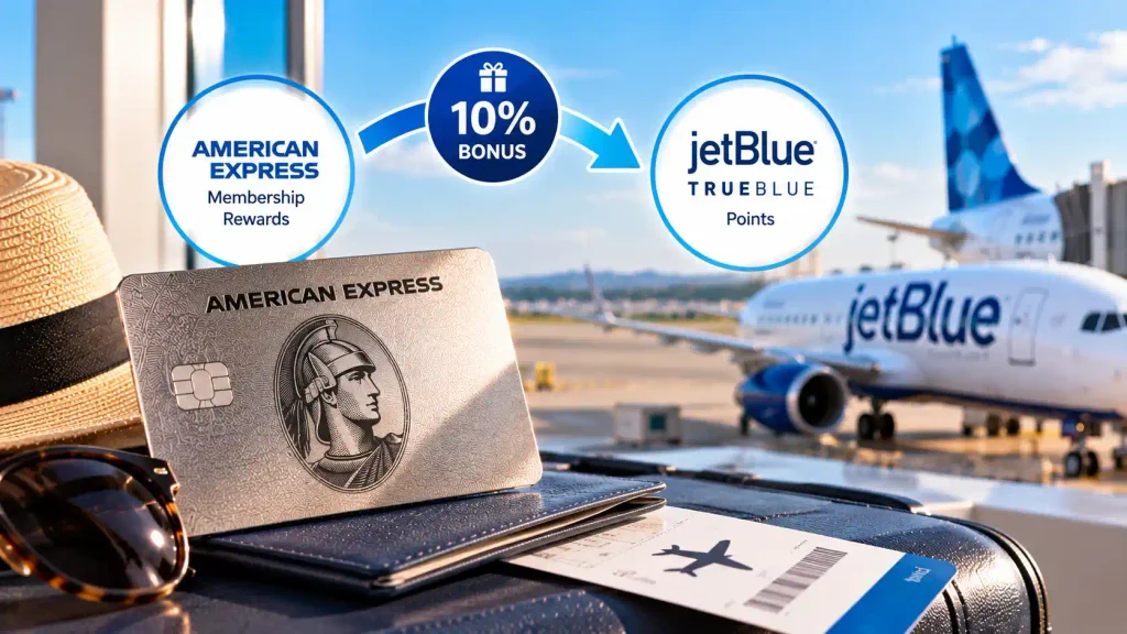 Amex to JetBlue Transfer Bonus at a Glance