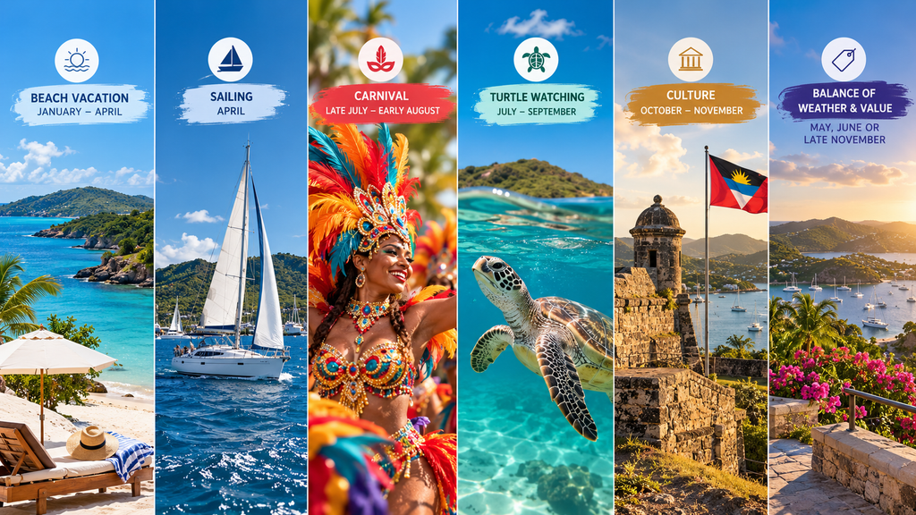 Best Time to Visit Antigua Based on Your Trip Style