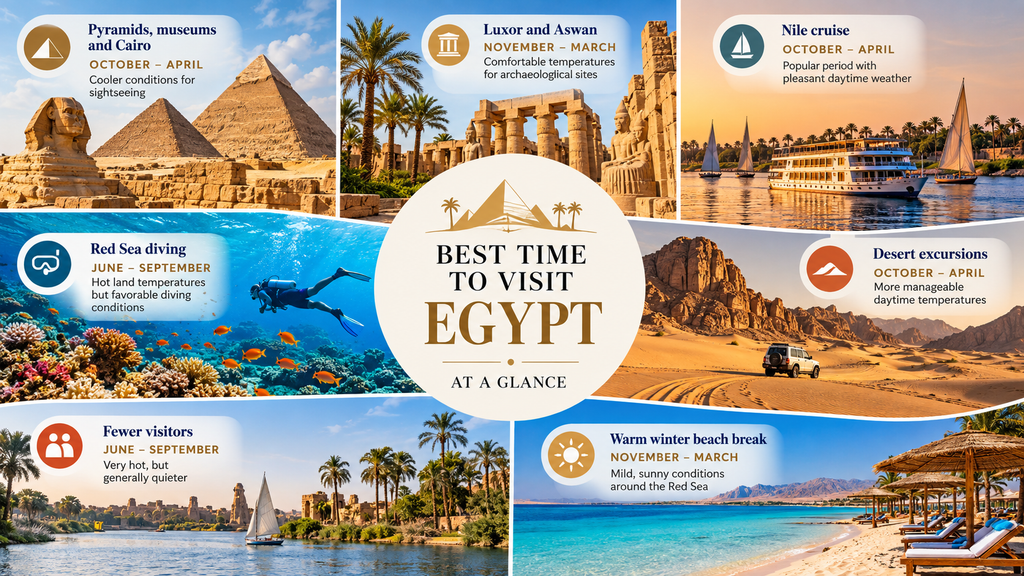 Best Time to Visit Egypt at a Glance