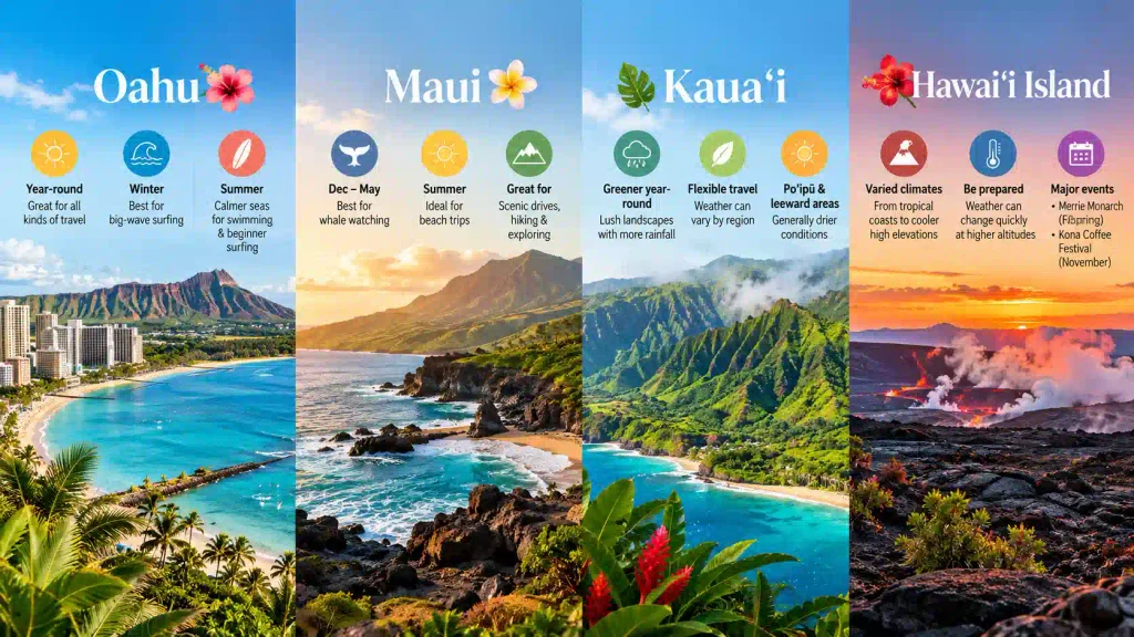 Best Time to Visit Hawaii by Island
