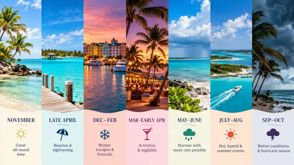 Best Time to Visit The Bahamas at a Glance
