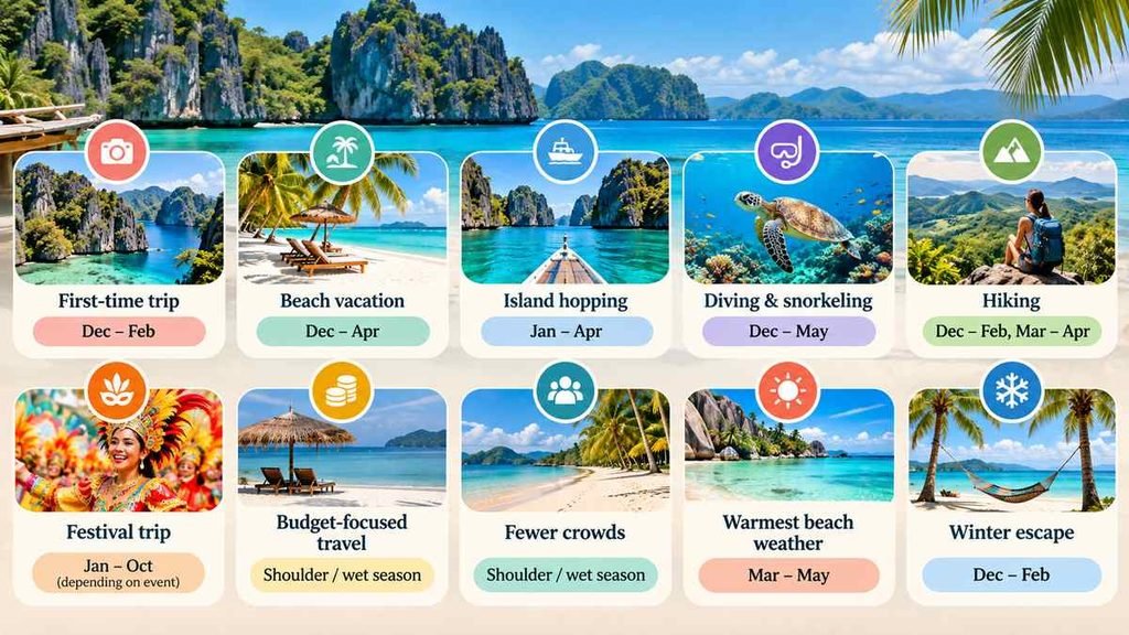 Best Time to Visit the Philippines by Travel Style