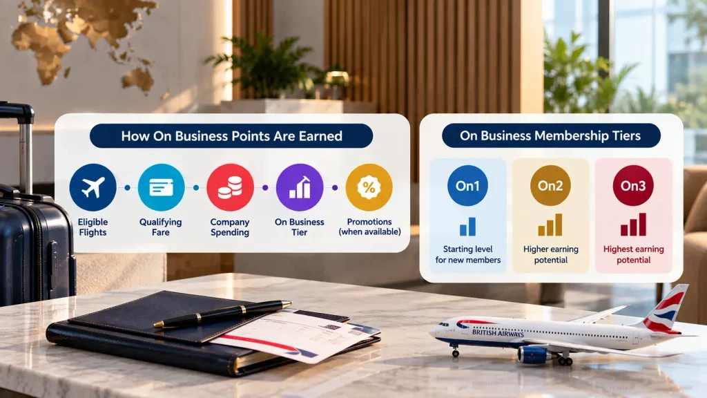 British Airways On Business Membership Tiers