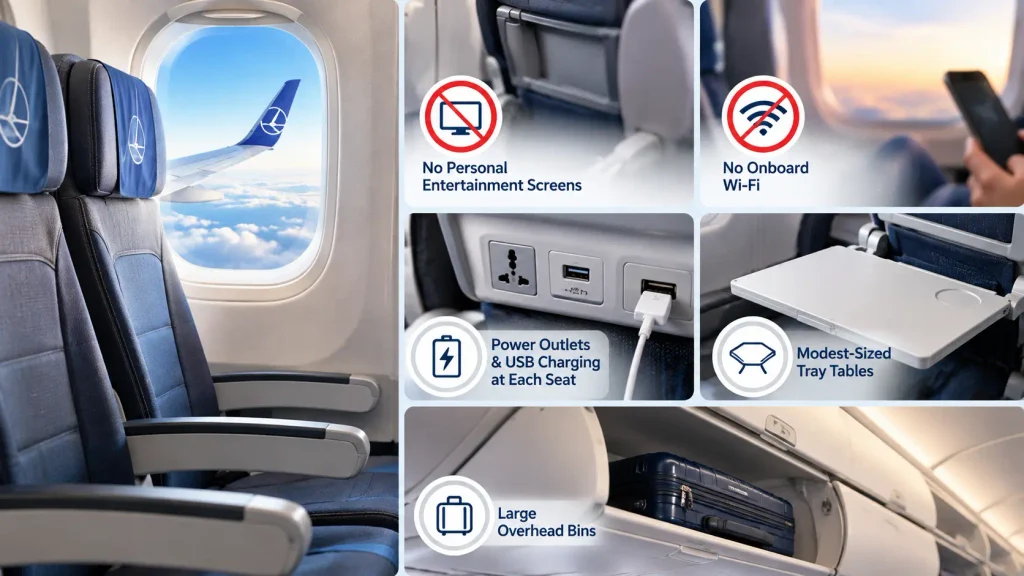 Cabin Features and In-Flight Amenities