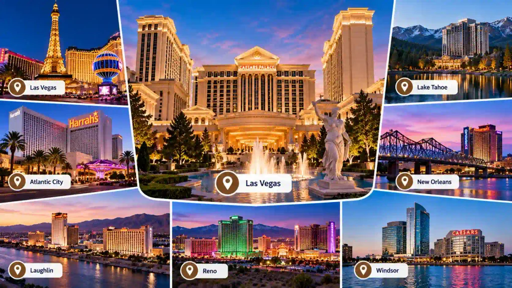 Caesars Rewards Participating Resorts and Destinations