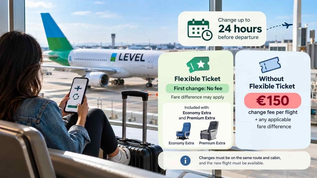 Can Passengers Change a LEVEL Flight?