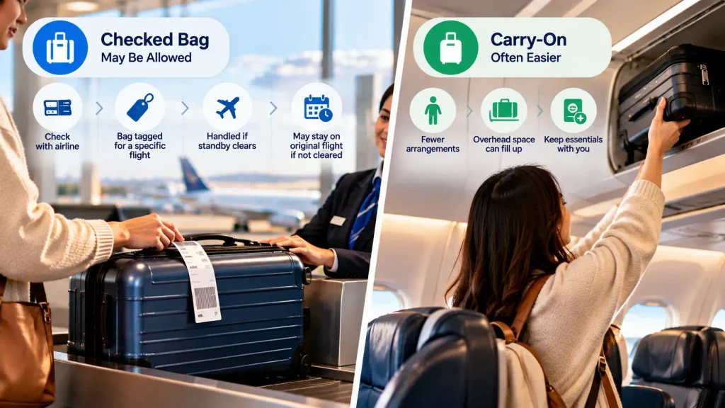 Can You Check a Bag Before Your Standby Seat Is Confirmed?