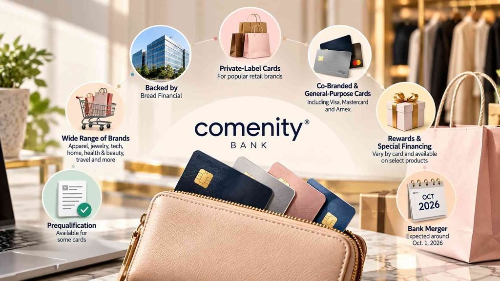 Comenity Bank Credit Cards at a Glance