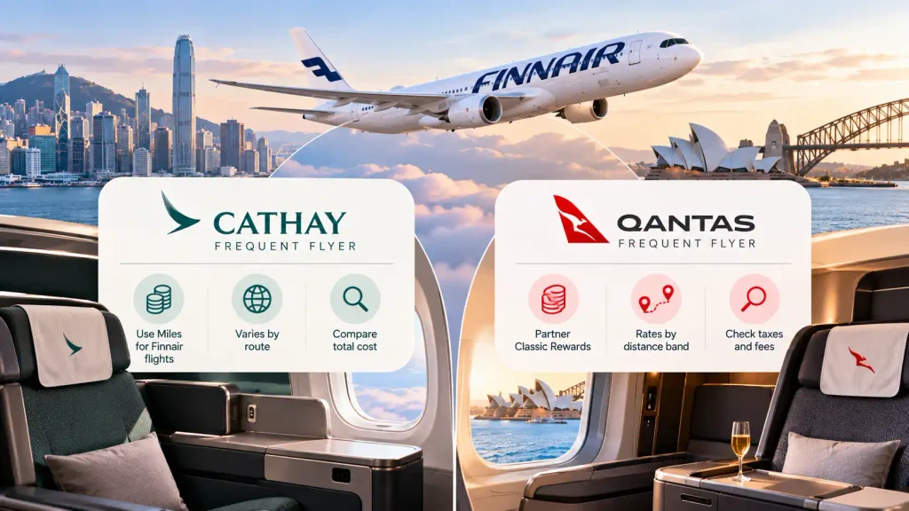 Compare Cathay and Qantas Frequent Flyer