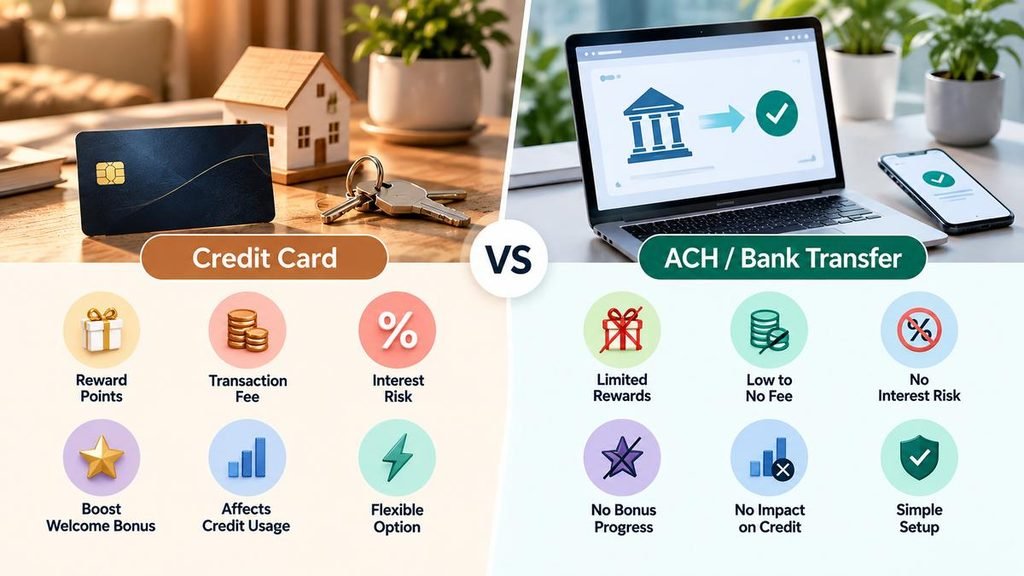 Credit Card vs. ACH for Paying Rent