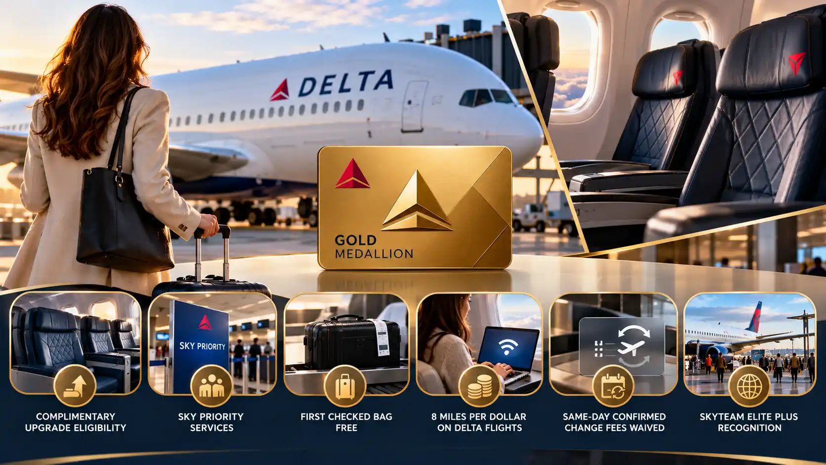 Delta Gold Medallion Status at a Glance