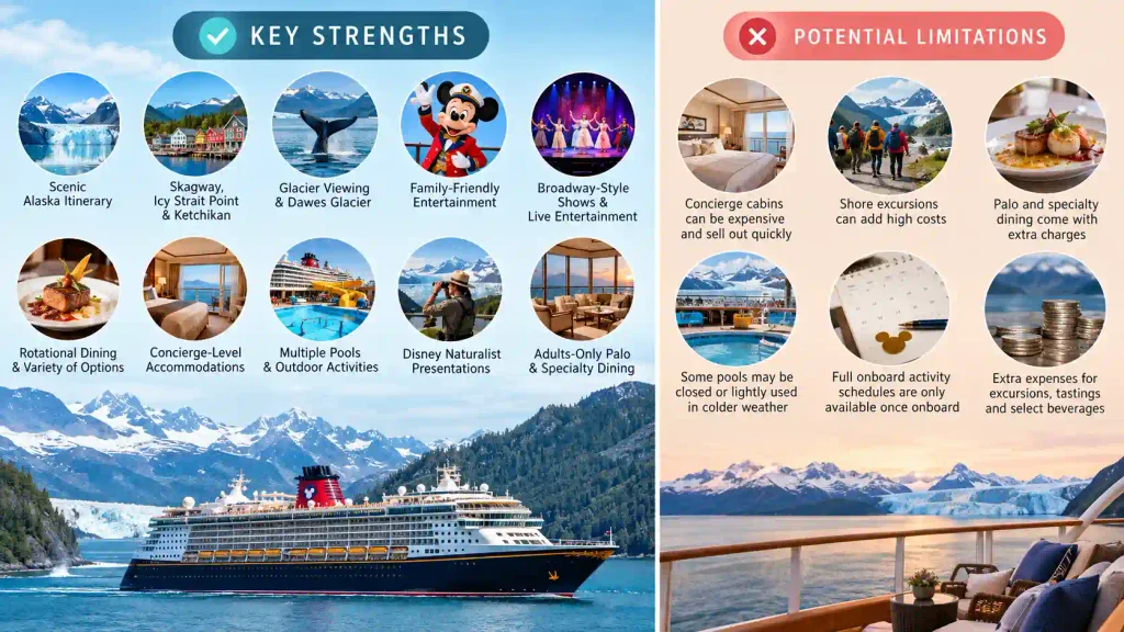 Disney Magic Alaska Cruise: Key Strengths and Limitations
