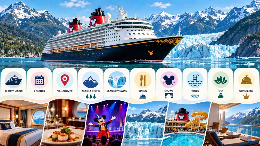 Disney Magic Alaska Cruise at a Glance
