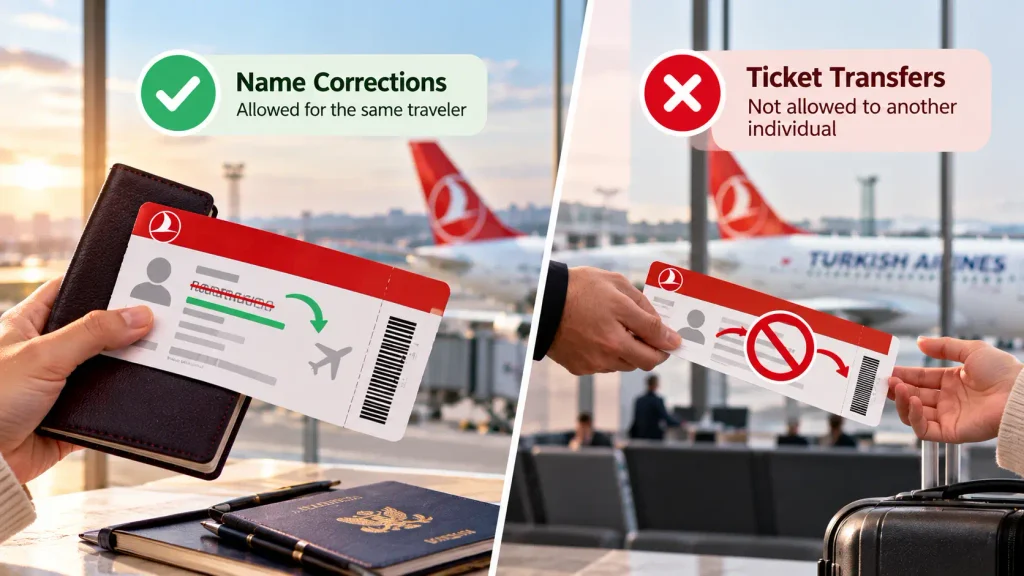 Does Turkish Airlines Allow Name Changes on Flight Tickets?