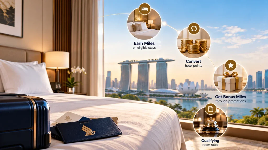 Earn KrisFlyer Miles Through Hotel Stays