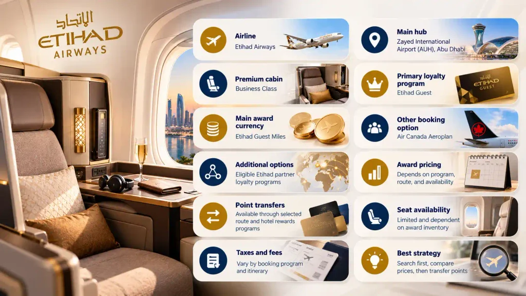 Etihad Airways Award Booking Guide