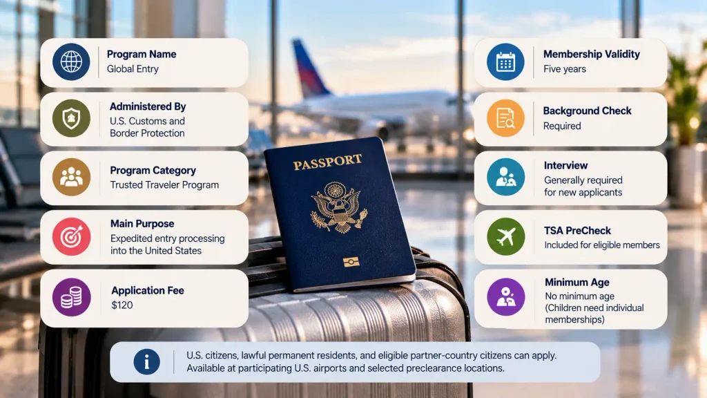 Global Entry Program at a Glance
