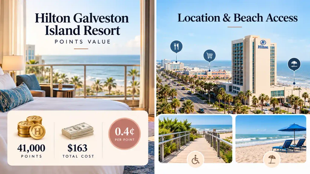 Hilton Galveston Island Resort Points Value