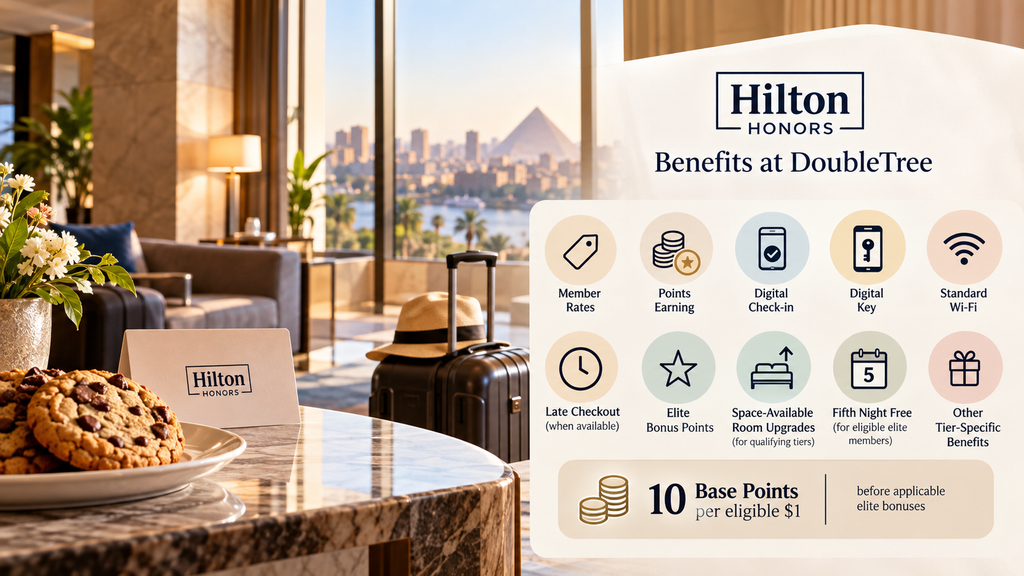 Hilton Honors Benefits at DoubleTree