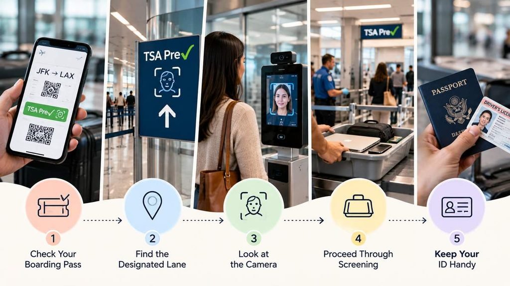 How Does TSA PreCheck Touchless ID Work at the Airport?