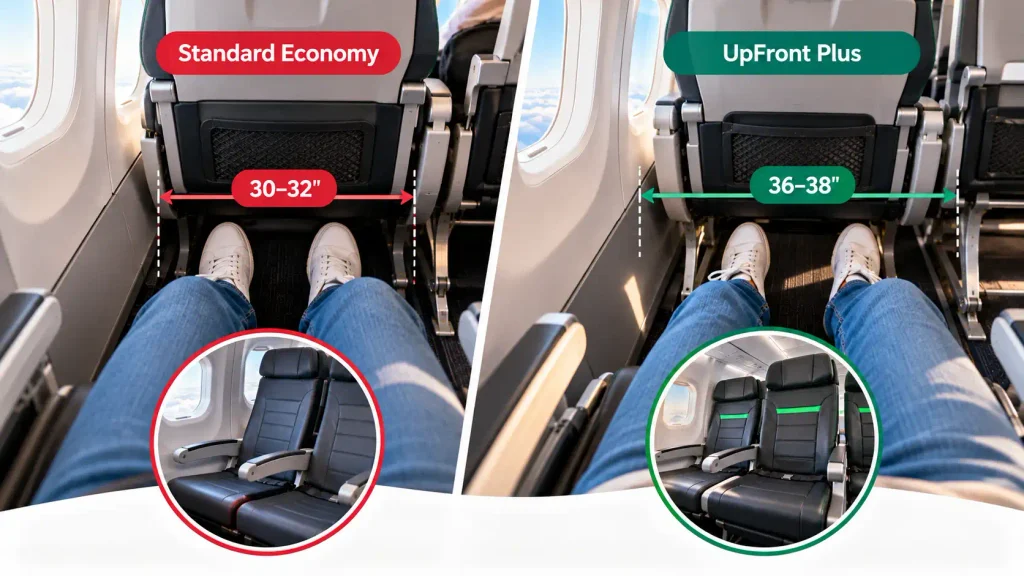 How Much Legroom Does UpFront Plus Offer?