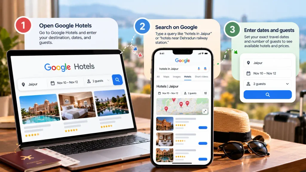 How to Access Google Hotels