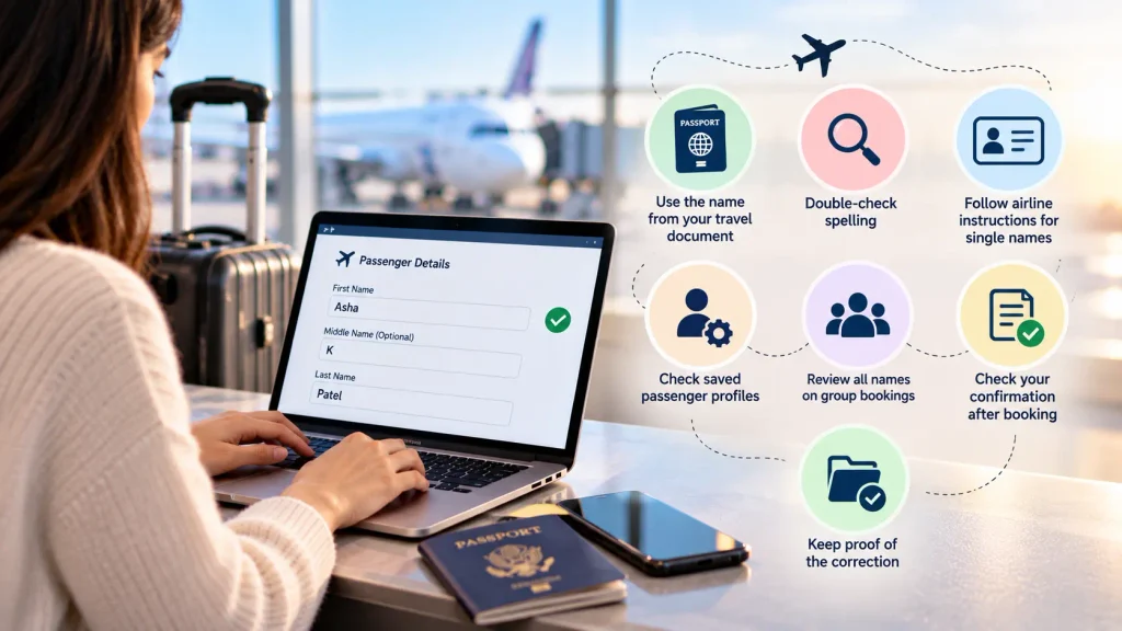How to Avoid Name Errors When Booking a Flight