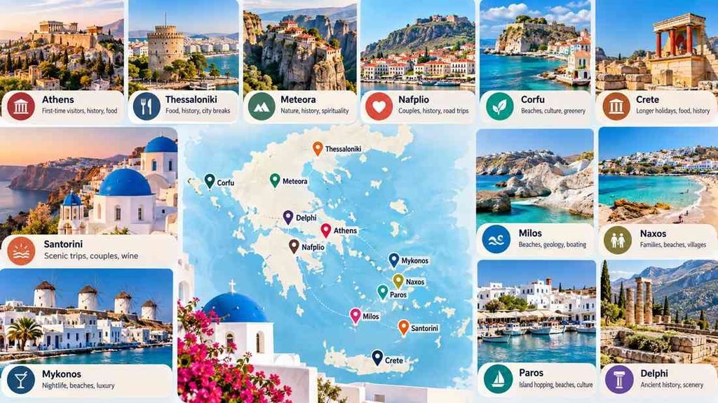 How to Choose Where to Go in Greece
