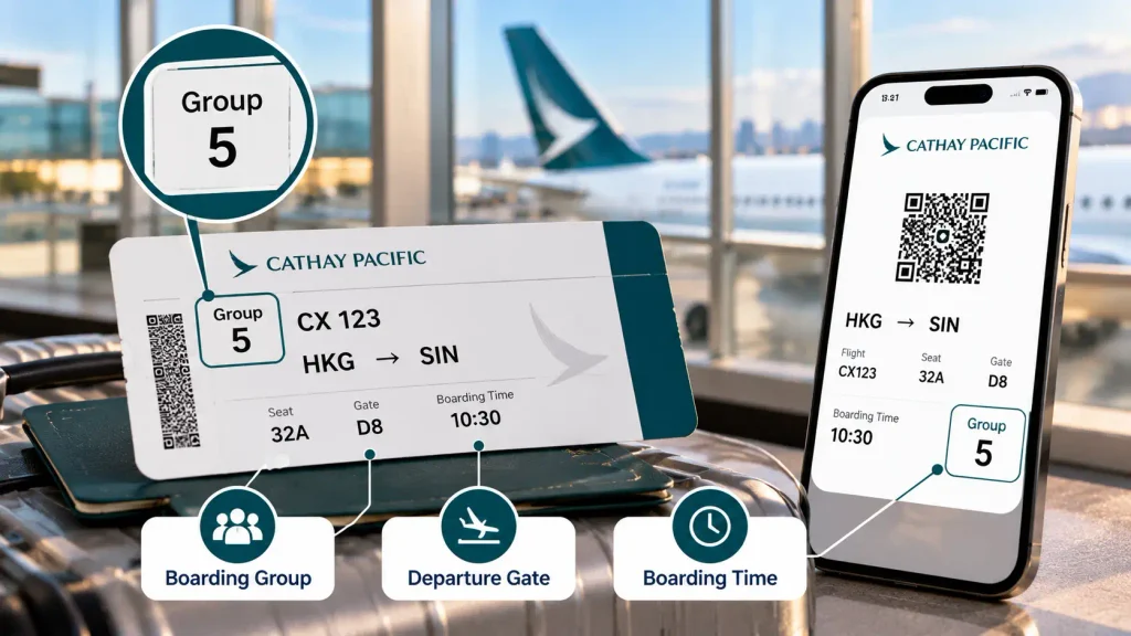 How to Find Your Cathay Pacific Boarding Group