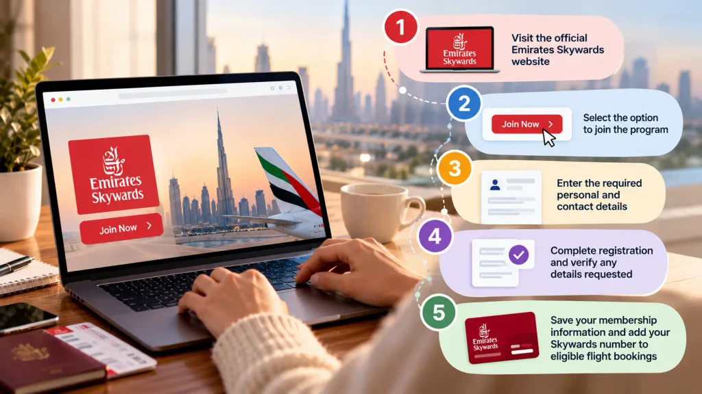 How to Join Emirates Skywards
