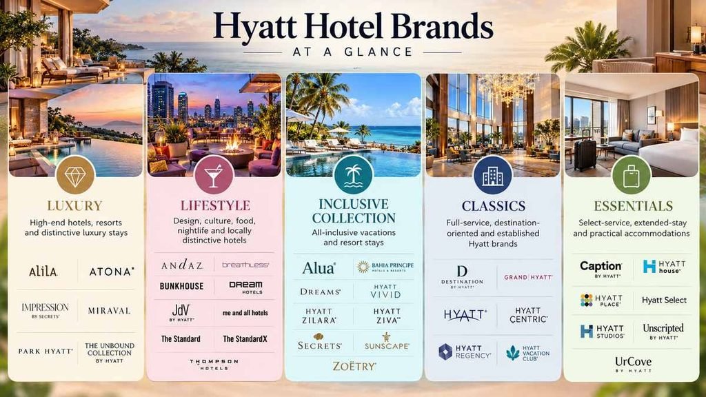 Hyatt Hotel Brands at a Glance