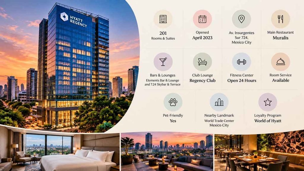 Hyatt Regency Mexico City Insurgentes at a Glance