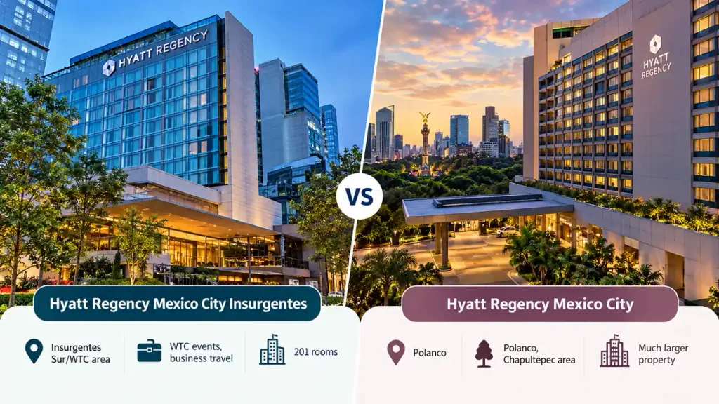 Hyatt Regency Mexico City Insurgentes vs. Hyatt Regency Mexico City