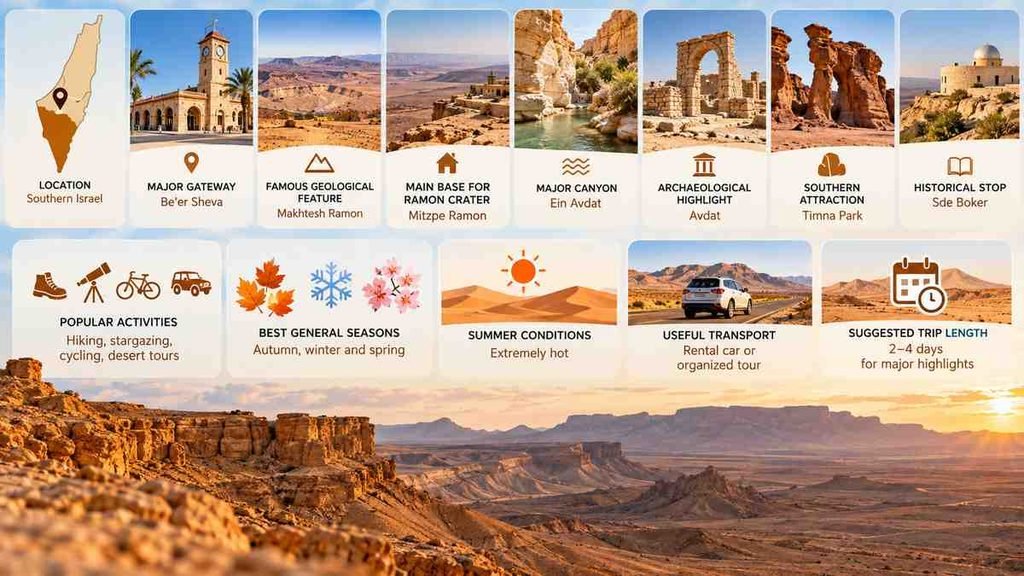 Important Information about the Negev Desert