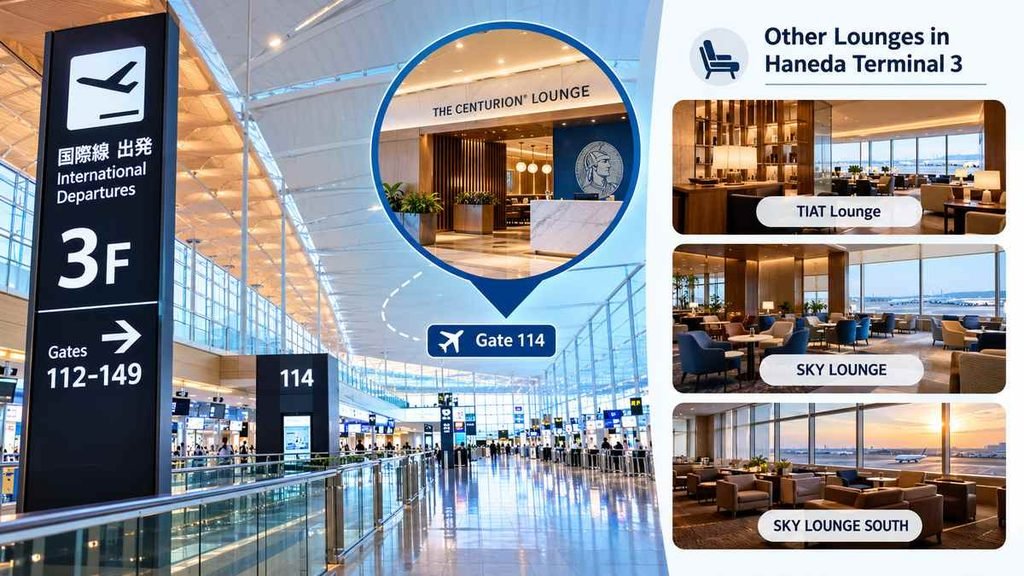 Is the Tokyo Centurion Lounge in Terminal 2?